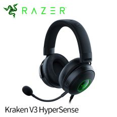【RAZER 雷蛇】Kraken V3 HyperSense 北海巨妖黑 電競耳機麥克風