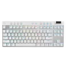 【Logitech 羅技】 G PRO X LIGHTSPEED TKL (白色茶軸) 無線 機械式 電競鍵盤 中刻 無數字鍵