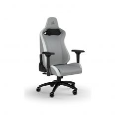 自行安裝【CORSAIR 海盜船】 TC200 (皮質灰白色) 電競椅