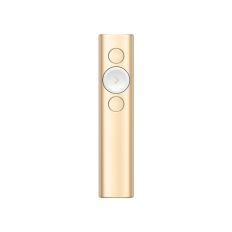 【Logitech 羅技】 SPOTLIGHT 香檳金 無線簡報器  雷射筆 USB 接收器 藍牙