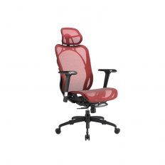 【irocks 艾芮克】 T05 紅色 (自行安裝) 人體工學辦公椅  網椅 電競椅