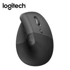 【Logitech 羅技】 Lift-石墨灰 人體工學垂直滑鼠