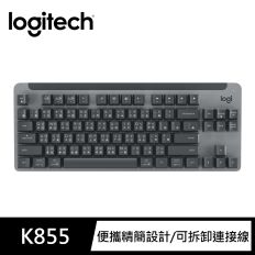 【Logitech 羅技】Signature K855 無線鍵盤 - 黑