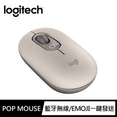 【Logitech 羅技】 POP Mouse 無線藍芽滑鼠 迷霧灰