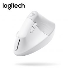 【Logitech 羅技】 Lift-珍珠白 人體工學垂直滑鼠