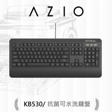 【AZIO】抗菌可水洗鍵盤