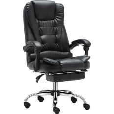 【SIDIS】黑色加寬加厚辦公椅(雙層加厚/椅背加寬/附擱腳墊)電腦椅/辦公椅/主管椅/按摩椅/工作椅
