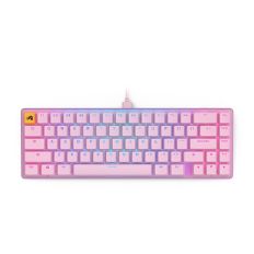 【Glorious】GMMK2 65% 鍵盤 狐狸軸 粉紅色英文