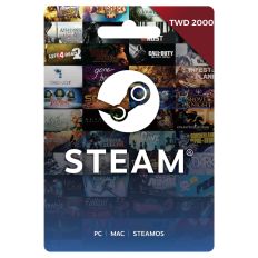 【Steam】數位禮物卡 TWD2000