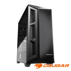 【COUGAR 美洲獅】DarkBlader X5 中塔機箱 全景透視電腦機殼(半透明黑)