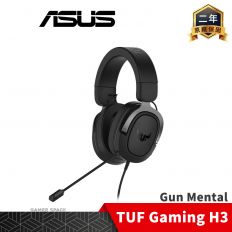 【ASUS 華碩】TUF GAMING H3 Gun Mental 電競耳機