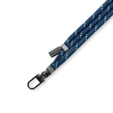 【Puregear】普格爾 萬用手機掛繩 編織掛繩 編織尼龍掛繩 附掛繩夾片 多色可選-海神藍