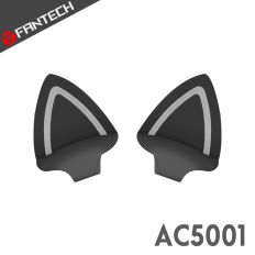【FANTECH】 AC5001 貓耳造型頭戴式耳機通用配件-黑色款