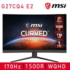 【MSI微星】Optix G27CQ4 E2 曲面電競螢幕 (27型/2K/170Hz/1ms/VA)