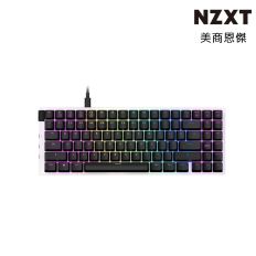 【NZXT 恩傑】Function MiniTKL 60% 模組化靜音機械鍵盤 (白色) KB-175US-WR