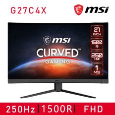 【MSI微星】G27C4X HDR曲面電競螢幕(27型/FHD/250Hz/1ms/VA)