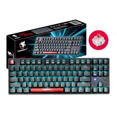 【DIGIFAST】迅華 TKL 80% RGB機械電競鍵盤CS-21 (中文/紅軸版)贈拔鍵器