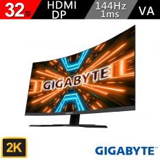 【GIGABYTE技嘉】技嘉 G32QC A 32型 2K 165Hz HDR400 電競曲面螢幕