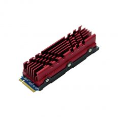 【DIGIFAST】迅華 NVMe M.2 2280 PCIe 散熱片組-紅色