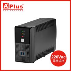 【特優Aplus】電壓220V 在線互動式UPS Plus1E-US600N(600VA/360W)