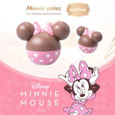 【InfoThink】米妮系列真無線藍牙耳機 (草莓巧克力限定造型)