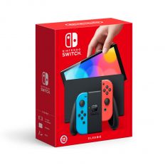 Nintendo Switch OLED 新版主機 - 藍紅色款《台灣公司貨》