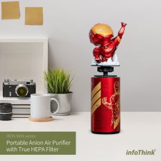 【InfoThink】鋼鐵人系列 USB渦輪負離子空氣清淨機- 經典