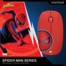 【InfoThink】漫威蜘蛛人系列無線光學靜音滑鼠- 蜘蛛人