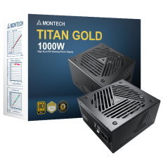 【MONTECH 君主】TITAN 1000W 80Plus 金牌 全模組 全日系電容 電源供應器
