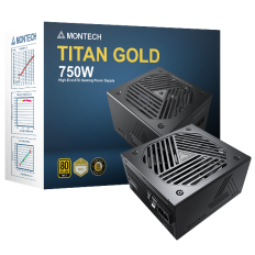 【MONTECH 君主】TITAN 750W 80Plus 金牌 全模組 全日系電容 電源供應器
