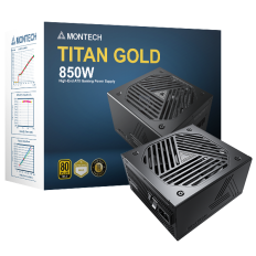 【MONTECH 君主】TITAN 850W 80Plus 金牌 全模組 全日系電容 電源供應器