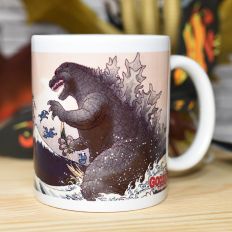 【哥吉拉 】馬克杯 附彩盒 日本販售正版品 GODZILLA 浮世繪風